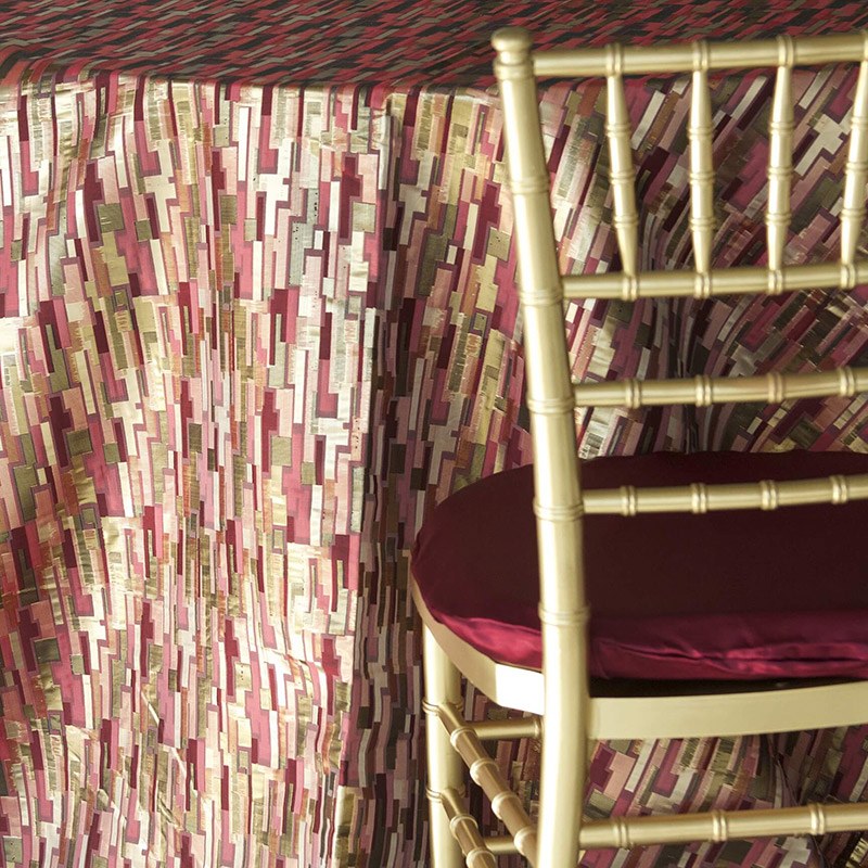 Raspberry Reversible Metallic Maze - view 2 of 3