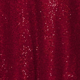 Red Sequin Mesh - DISCONTINUED - view 3