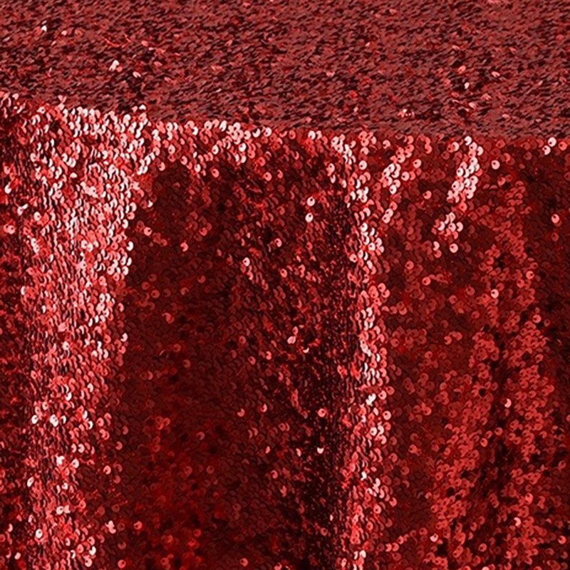 Red Sequin Taffeta