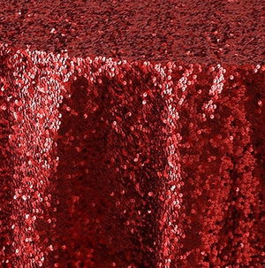 Red Sequin Taffeta