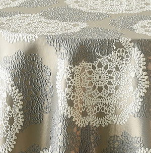 Silver Big Lace