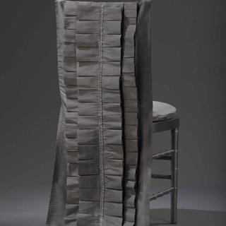 Silver Lori Chair Back - Preston Bailey Collection - DISCONTINUED - view 3