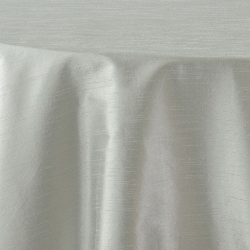 Silver Metallic Faux Dupioni - DISCONTINUED