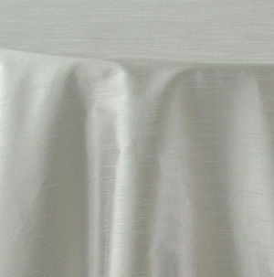Silver Metallic Faux Dupioni - DISCONTINUED