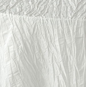 White Crinkled Taffeta - DISCONTINUED