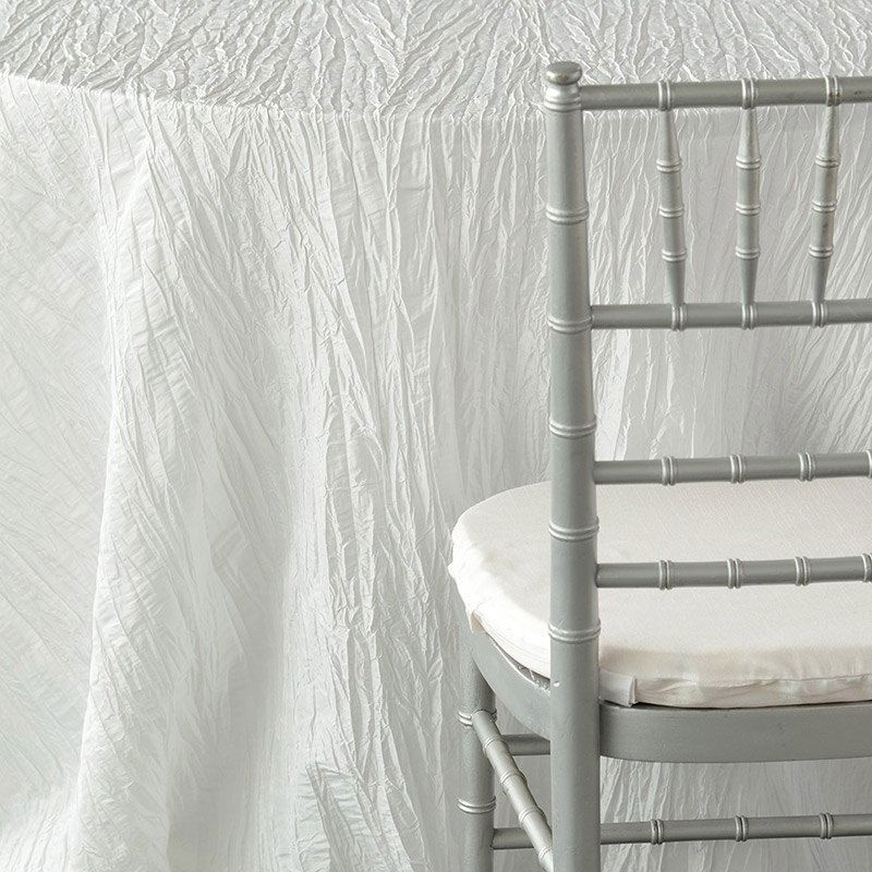 White Crinkled Taffeta - DISCONTINUED - view 2 of 2