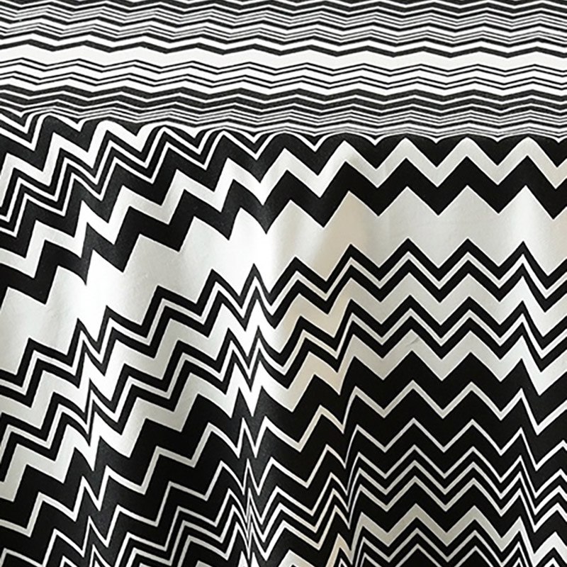 White w/ Black Zig Zag - DISCONTINUED - view 1 of 1