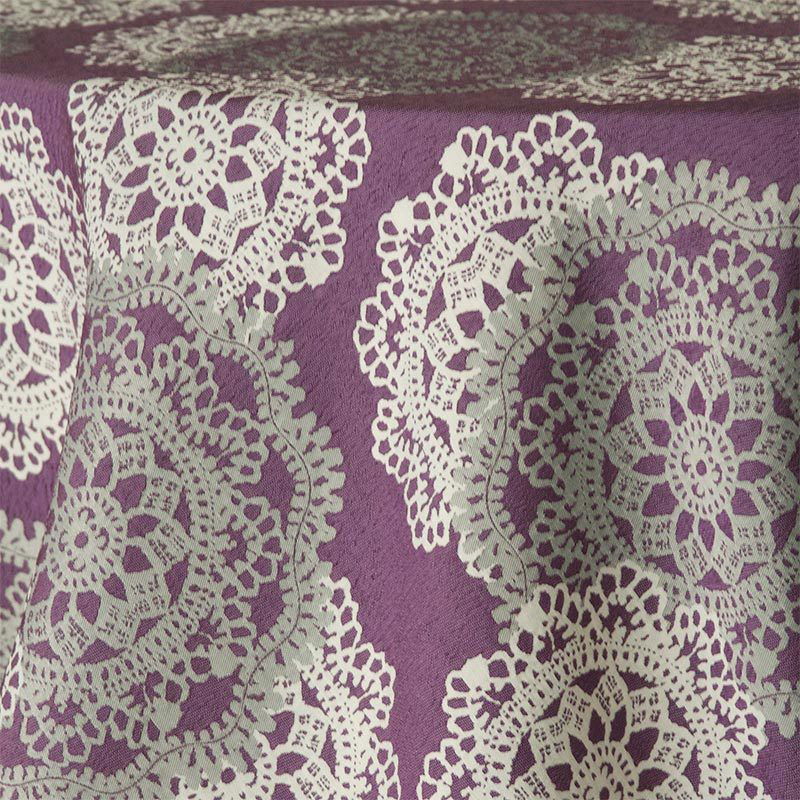 Purple Big Lace - Reverse