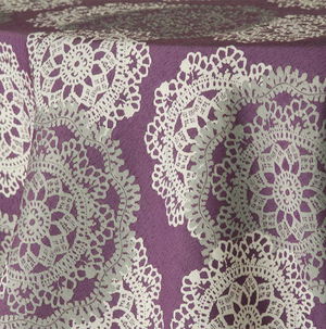 Purple Big Lace - Reverse