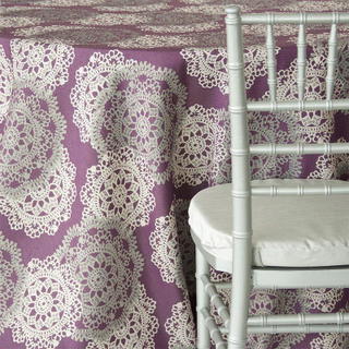 Purple Big Lace - Reverse - view 2