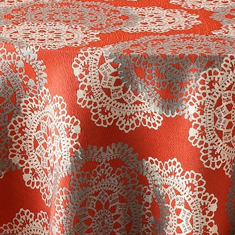 Red Big Lace - Reverse