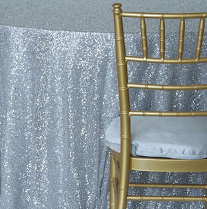 Silver Sequin Mesh - DISCONTINUED