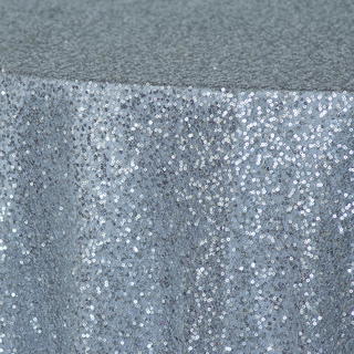 Silver Sequin Mesh - DISCONTINUED - view 1