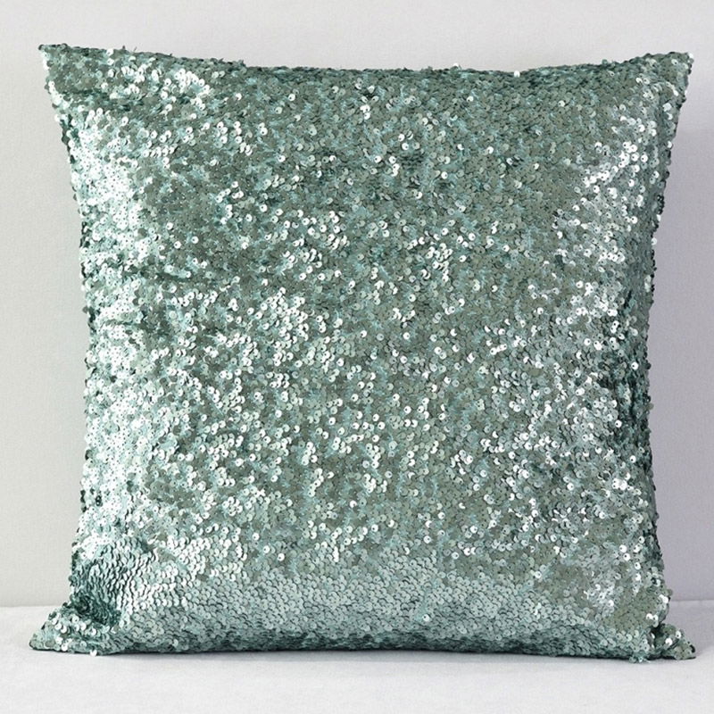 Aqua Sequin Taffeta - view 4 of 4