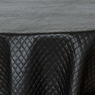Black Quilted Leather - view 1