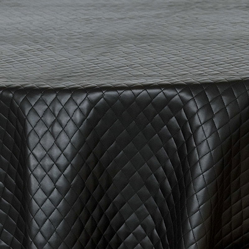 Black Quilted Leather - view 1 of 3