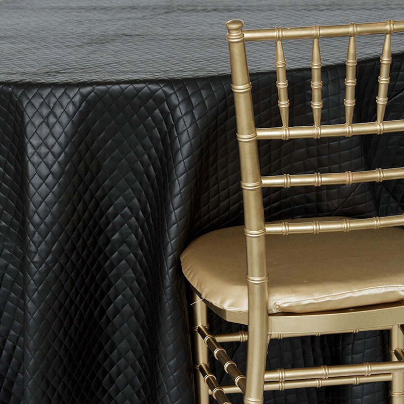 Black Quilted Leather - view 2 of 3