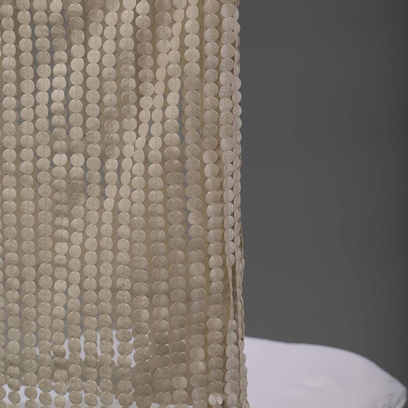 Ivory Leather Dot - Chair Back - DISCONTINUED