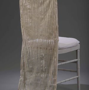 Ivory Leather Dot - Chair Back - DISCONTINUED