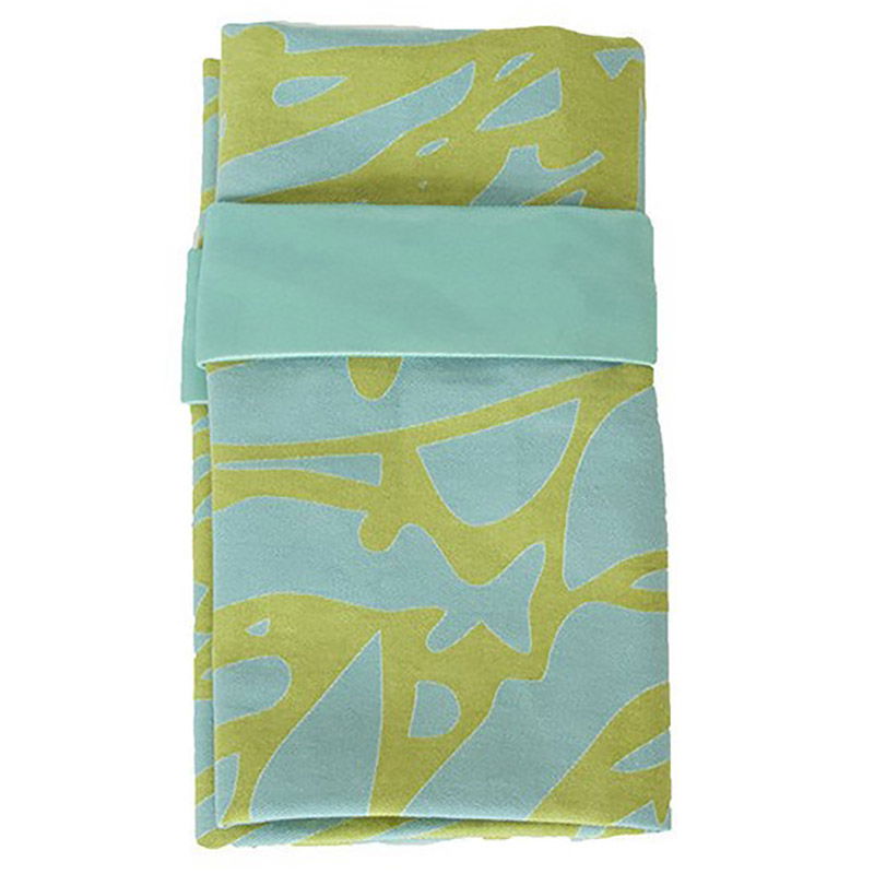 Blue & Green Organic Lined - Napkin - DISCONTINUED