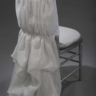 White Athena Chair Cover - view 1