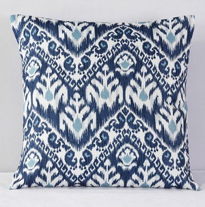 Amaya Blue Print Pillow