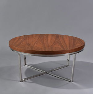 Round Wood Coffee Table