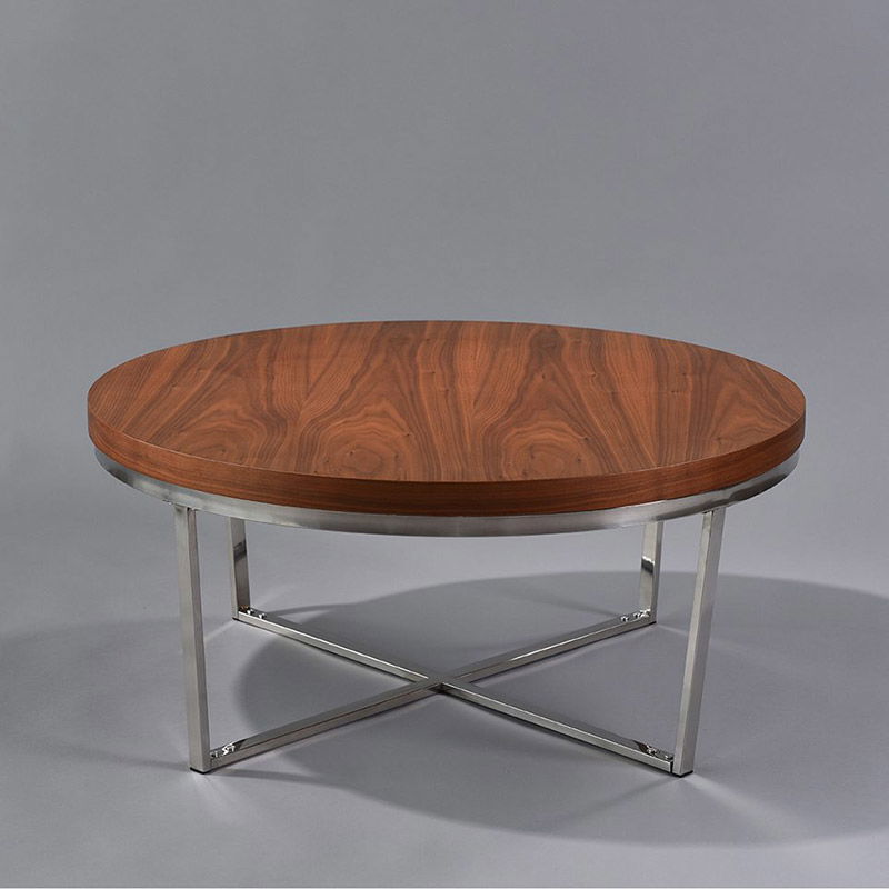 Round Wood Coffee Table - view 1 of 1