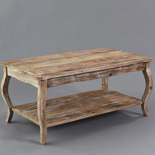 Vintage Wood Coffee Table - view 1