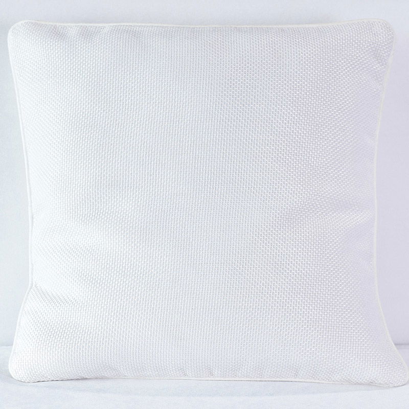 White Harmony with Piping Pillow - DISCONTINUED