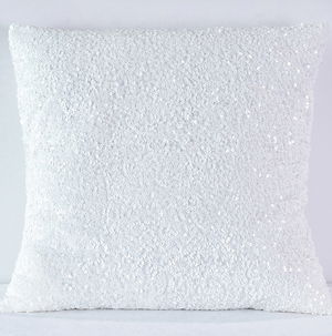 White Sequin Taffeta