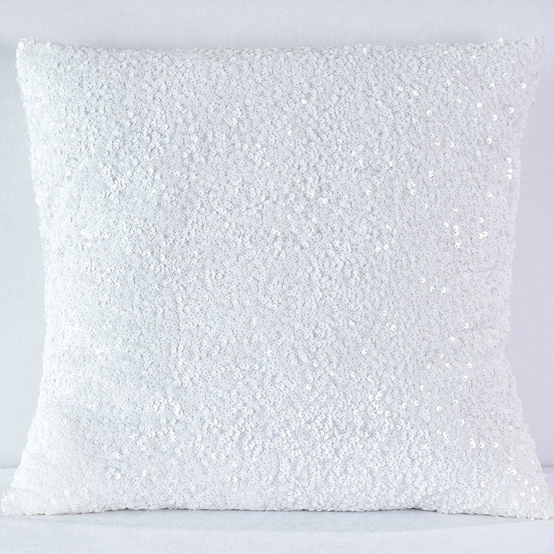 White Sequin Taffeta - view 5 of 5