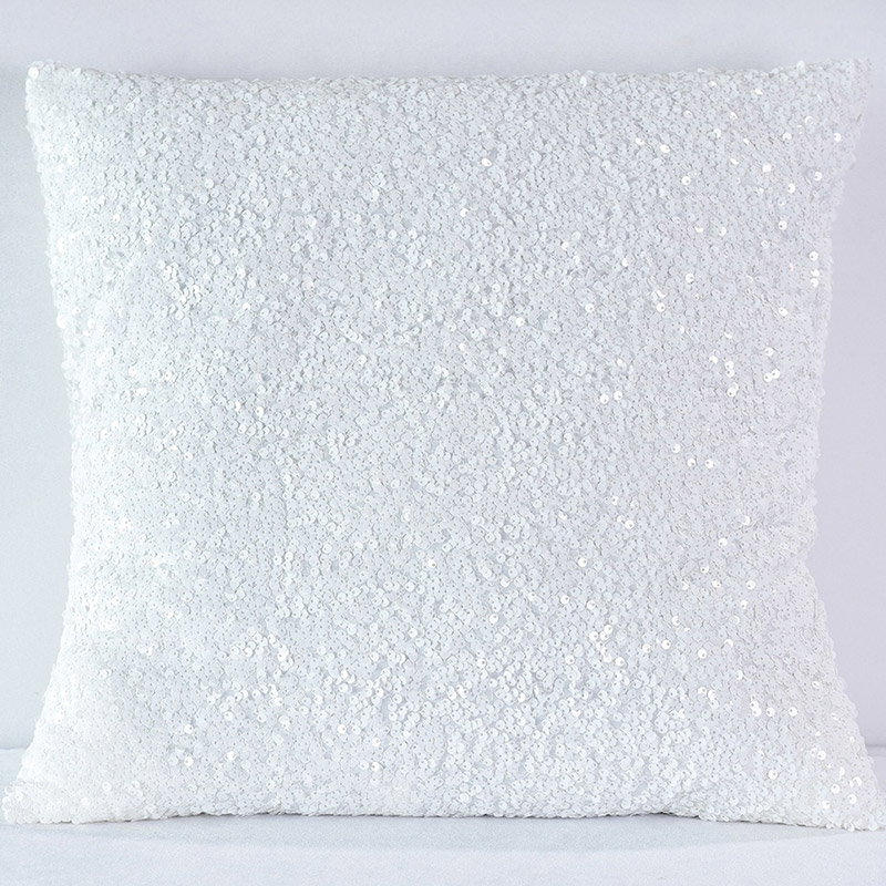 White Sequin Taffeta - view 5 of 5