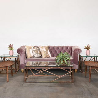 Rose Chesterfield Sofa - view 7