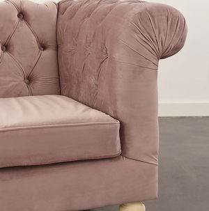 Rose Chesterfield Sofa