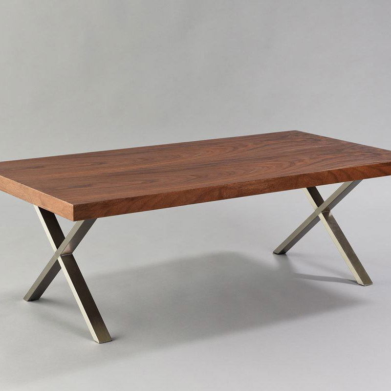 Walnut X Coffee Table