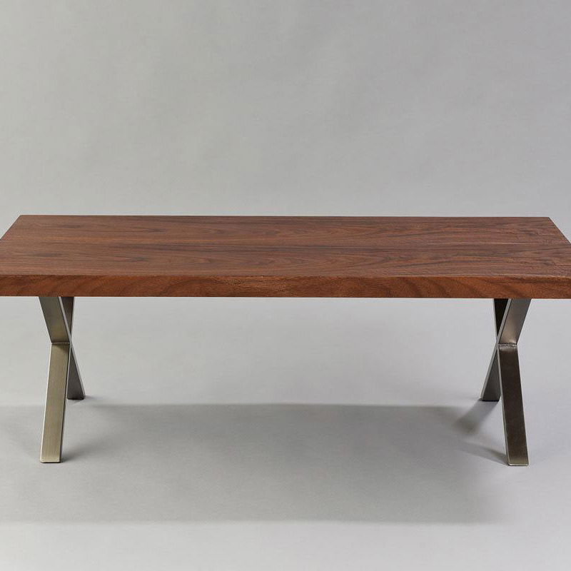 Walnut X Coffee Table