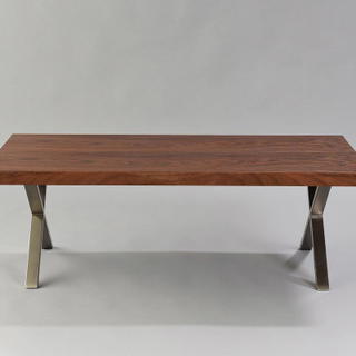 Walnut X Coffee Table - view 2