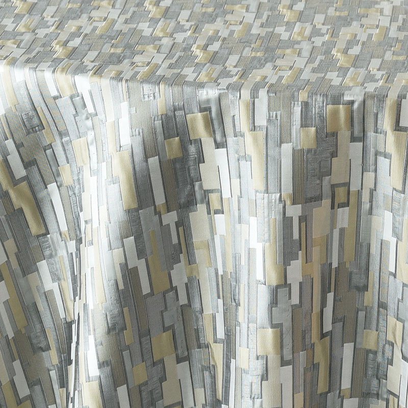 Bone and Silver Metallic Maze - view 1 of 2