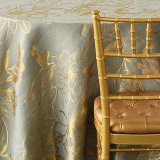 Gold and Silver Reversible Metallic Flower - view 2