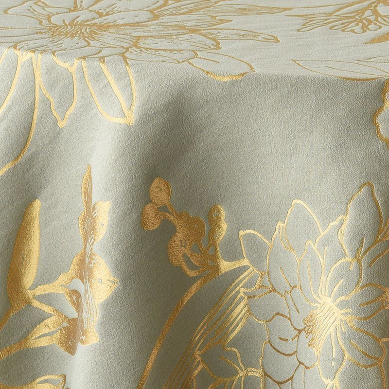 Gold and Silver Reversible Metallic Flower