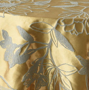 Gold and Silver Reversible Metallic Flower