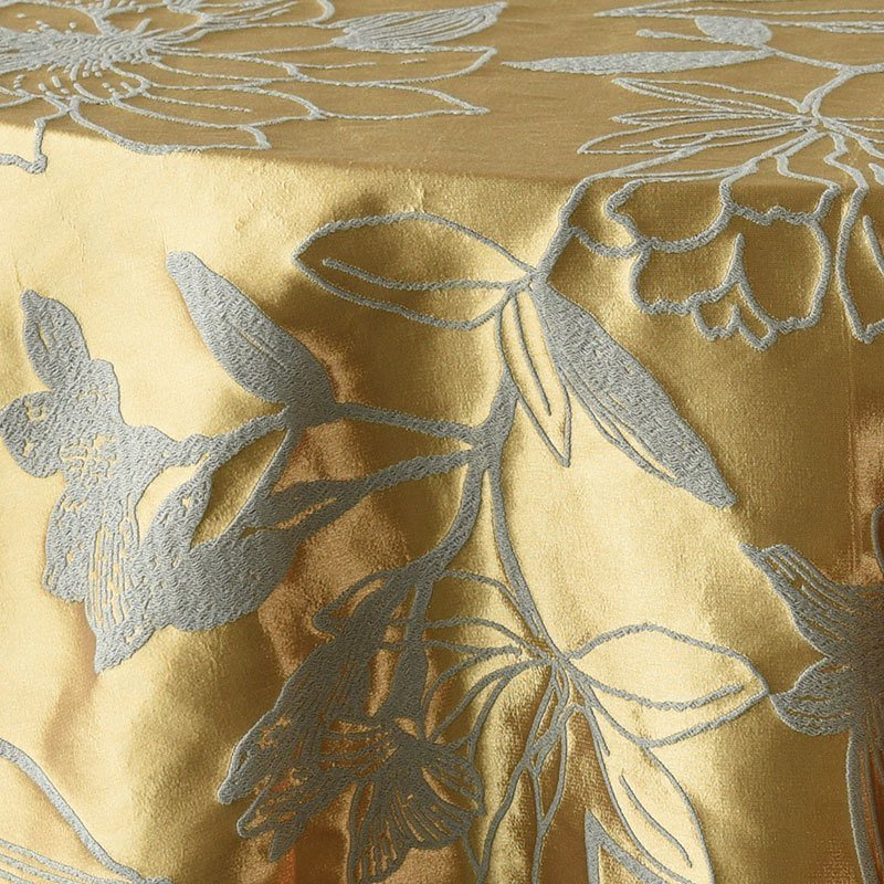 Gold and Silver Reversible Metallic Flower - view 3 of 4