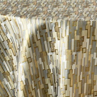 Gold and Silver Reversible Metallic Maze - view 1