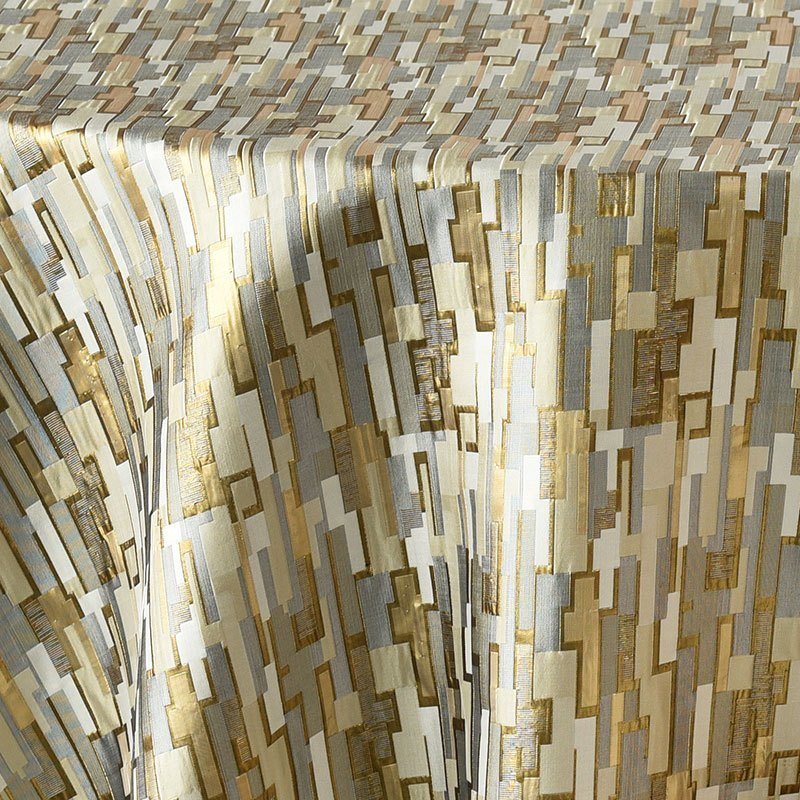 Gold and Silver Reversible Metallic Maze - view 1 of 2