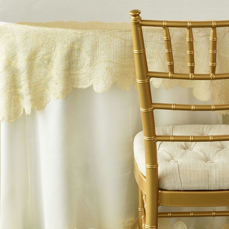 Gold Damask Organza - DISCONTINUED - view 2 of 3