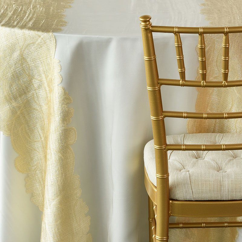 Gold Damask Organza - DISCONTINUED - view 3 of 3
