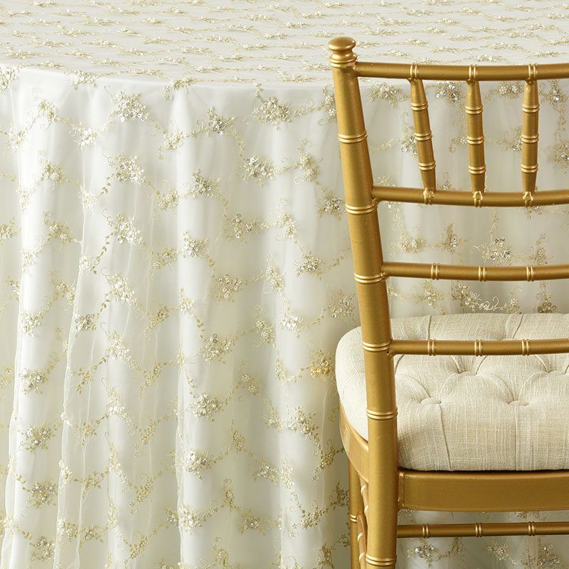 Ivory Beaded Tulle - view 2 of 2
