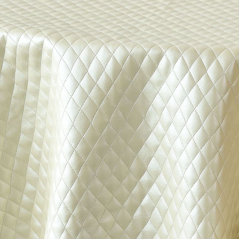 Ivory Quilted Leather - view 1 of 2
