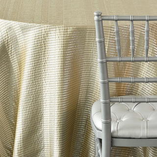 Bone and Silver Metallic Stripe - view 2